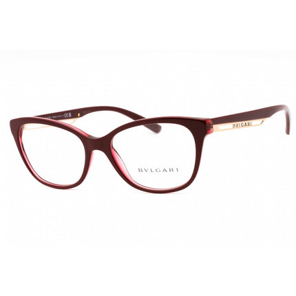 Bvlgari Women's Eyeglasses - Bordeaux Plastic Full Rim Cat Eye Frame | 0BV4211 5469 ,