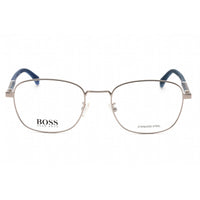 Hugo Boss Men's Eyeglasses - Ruthenium Oval Metal Full Rim Frame | BOSS 1147/F 06LB 00 ,
