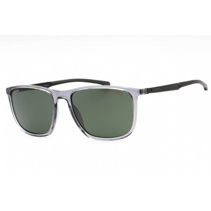 Carrera Men's Sunglasses - Grey Black Rectangular Plastic Frame | CARDUC 004/S 0R6S QT ,