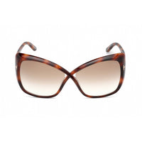 Tom Ford Women's Sunglasses - Blonde Havana Plastic Butterfly Shape Frame | FT0943 53F ,