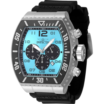 Invicta Men's Watch - Pro Diver Chronograph Light Blue, Black Dial Strap | 47284 ,