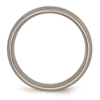 Titanium Grooved 8mm Satin Band | TB121 ,