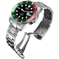 Invicta Men's Quartz Watch - Pro Diver Red and Green Rotating Bezel Black Dial | 44706 ,