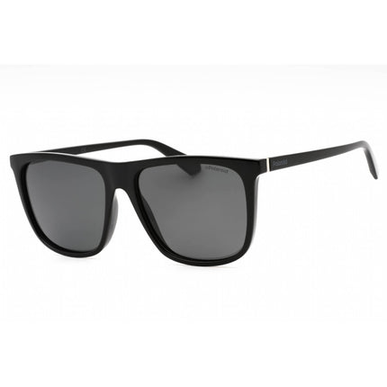 Polaroid Core Unisex Sunglasses - Black Square Frame Grey Lens | PLD 6099/S 0807 M9 ,