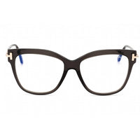 Tom Ford Women's Eyeglasses - Grey/Other Cat Eye Plastic Full Rim Frame | FT5704-B 020 ,
