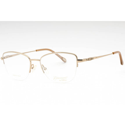 Emozioni Women's Eyeglasses - Gold Metal Butterfly Half Rim Frame | EM 4415 0J5G 00 ,