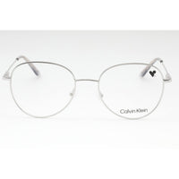 Calvin Klein Women's Eyeglasses - Silver Metal Oval Full Rim Frame | CK19130 045 ,