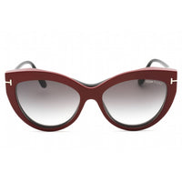 Tom Ford Women's Eyeglasses - Shiny Black Plastic Cat Eye Full Rim | FT5772-B 001 ,