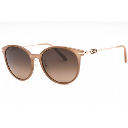 Salvatore Ferragamo Women's Sunglasses - Nude Plastic Round Full Rim | SF1033SA 290 ,