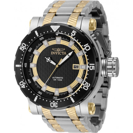 Invicta Men's Watch - Coalition Forces Silver Tone, Yellow Gold Bracelet | 41160 ,