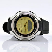 Casio Stainless Steel Case Black Band Watch | AWS-90-9A ,