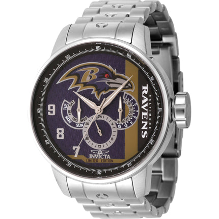 Invicta Men's Watch - NFL Baltimore Ravens Quartz Stainless Steel Bracelet | 45140 ,