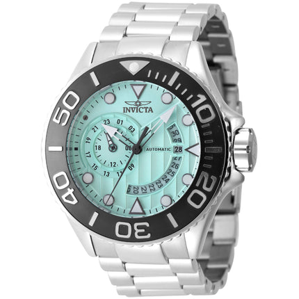 Invicta Men's Watch - Grand Diver Automatic Turquoise Dial Steel Bracelet | J47541 ,