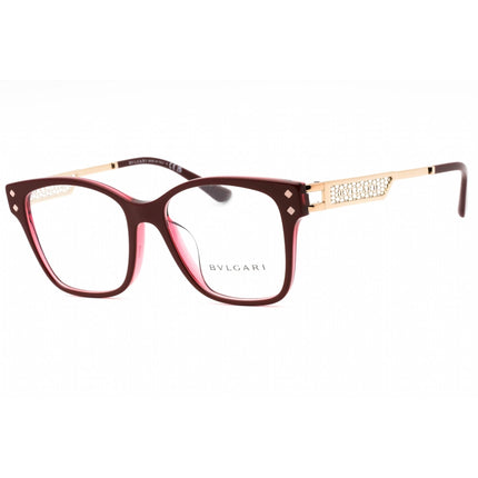 Bvlgari Women's Eyeglasses - Bordeaux Plastic Full Rim Cat Eye Frame | 0BV4213F 5469 ,