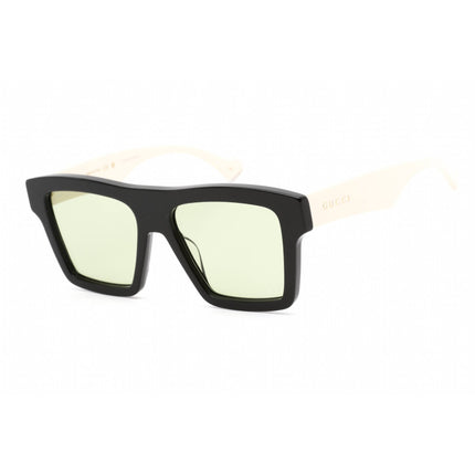 Gucci Men's Sunglasses - Black Plastic Square Full Rim Frame Green Lens | GG0962S 004 ,