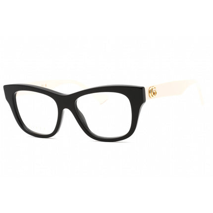 Gucci Women's Eyeglasses - Black Acetate Cat Eye Shape Full Rim Frame | GG0999O 002 ,