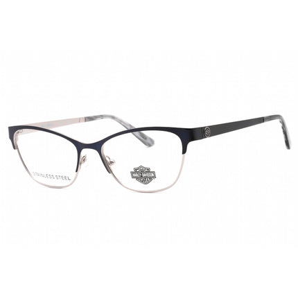 Harley Davidson Women's Eyeglasses - Matte Blue Frame Clear Demo Lens | HD0572 091 ,