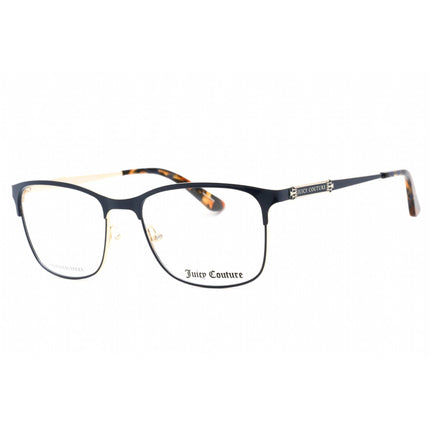Juicy Couture Women's Eyeglasses - Blue Gold Rectangular Metal Frame | Ju 168 0KY2 00 ,