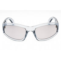 Moschino Men's Sunglasses - Grey Plastic Full Rim Rectangular Frame | MOS164/S 0KB7 IR ,