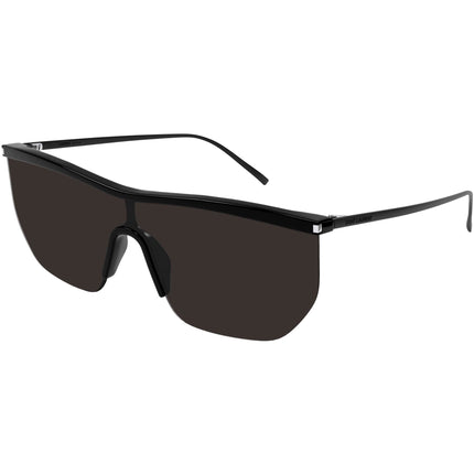 Saint Laurent Women's Sunglasses - Black Acetate/Metal Shield Frame | SL519MASK 001 ,