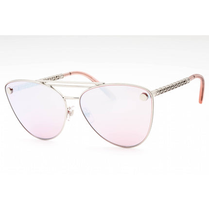 Versace Women's Sunglasses - Silver/Pink Cat Eye Shape Full Rim Frame | 0VE2267 10007V ,