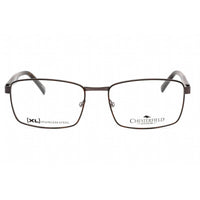 Chesterfield Men's Eyeglasses - Havana Grey Metal Rectangular Frame | CH 93XL 0AB8 00 ,