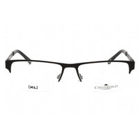 Chesterfield Men's Eyeglasses - Matte Black Half Rim Metal Frame | 52/XL 0003 00 ,