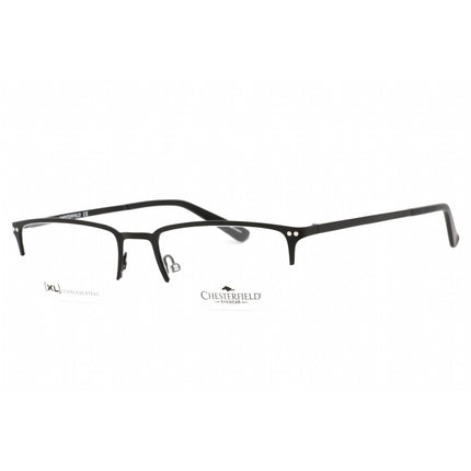 Chesterfield Men's Eyeglasses - Matte Black Half Rim Rectangular | CH 84XL 0003 00 ,