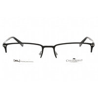 Chesterfield Men's Eyeglasses - Matte Black Half Rim Rectangular | CH 84XL 0003 00 ,