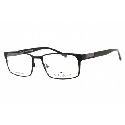 Chesterfield Men's Eyeglasses - Matte Black Metal Rectangular Frame | 42 XL 0003 00 ,