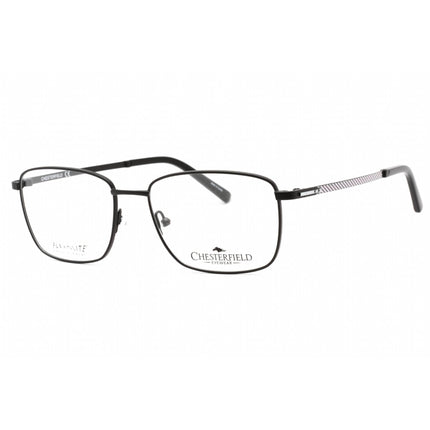 Chesterfield Men's Eyeglasses - Matte Black Metal Rectangular Frame | CH 895 0003 00 ,