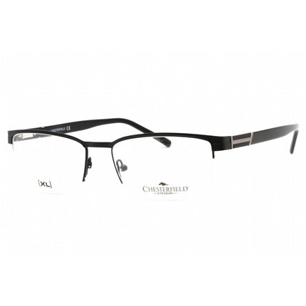 Chesterfield Men's Eyeglasses - Matte Black Rectangular Metal Frame | 65XL 0003 00 ,