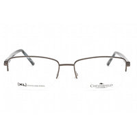 Chesterfield Men's Eyeglasses - Matte Grey Rectangular Half Rim | CH 79XL 0RIW 00 ,