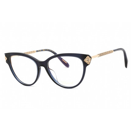 Chopard Women's Eyeglasses - Glossy Night Blue Cat Eye Frame Clear Lens | VCH332S 0Z35 ,