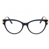 Chopard Women's Eyeglasses - Glossy Night Blue Cat Eye Frame Clear Lens | VCH332S 0Z35 ,
