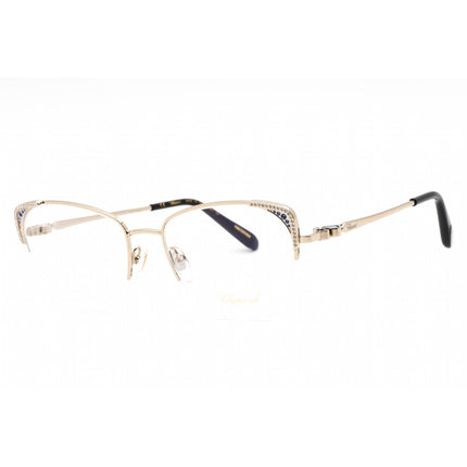 Chopard Women's Eyeglasses - Gold Half Rim Cat Eye Frame Clear Lens | VCHD81S 0594 ,