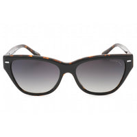 Coach Women's Sunglasses - Black On Tortoise Plastic Cat Eye Frame | 0HC8370F 5764T3 ,