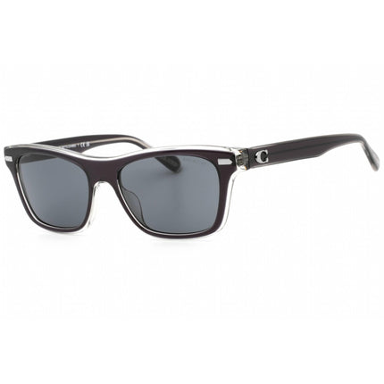 Coach Women's Sunglasses - Black/Transparent Grey Cat Eye Frame | 0HC8371U 574587 ,