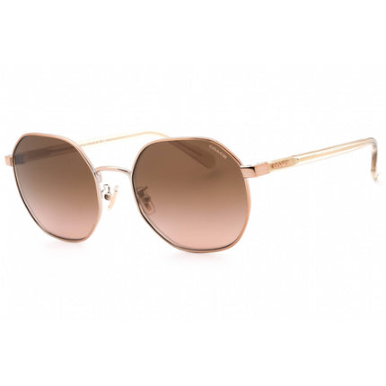 Coach Women's Sunglasses - Brown Gradient Lens Gold Metal Frame | 0HC7147 93315M ,