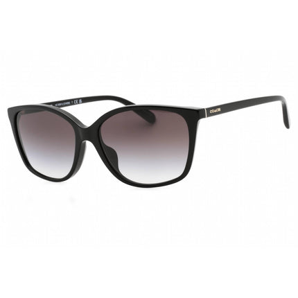 Coach Women's Sunglasses - Grey Gradient Lens Black Cat Eye Frame | 0HC8361U 50028G ,
