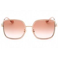 Coach Women's Sunglasses - Pink Glitter Lens Rose Gold Metal Frame | 0HC7139BD 940813 ,