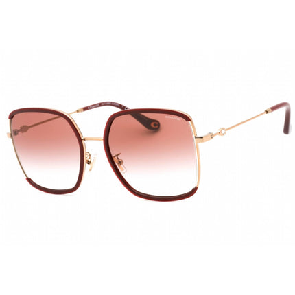 Coach Women's Sunglasses - Rose Gold Metal Square Full Rim Frame | 0HC7139BD 94028D ,