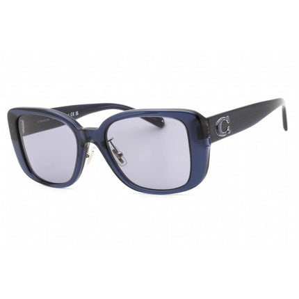 Coach Women's Sunglasses - Transparent Blue Plastic Full Rim Frame | 0HC8352 571480 ,