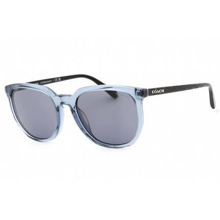 Coach Women's Sunglasses - Transparent Blue Plastic Square Frame | 0HC8384U 579487 ,