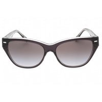 Coach Women's Sunglasses - Transparent Dark Grey Plastic Full Rim | 0HC8370F 57458G ,