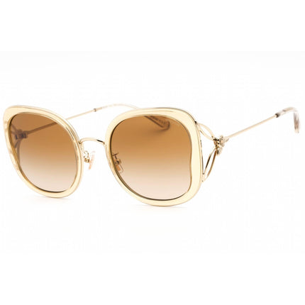 Coach Women's Sunglasses - Transparent Gold Plastic Full Rim Frame | 0HC7153B 57363B ,