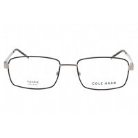 Cole Haan Men's Eyeglasses - Clear Demo Lens Black Rectangular Frame | CH4013 001 ,