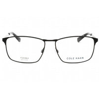 Cole Haan Men's Eyeglasses - Clear Demo Lens Black Rectangular Frame | CH4046 001 ,