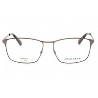 Cole Haan Men's Eyeglasses - Clear Demo Lens Gunmetal Rectangular Frame | CH4046 033 ,