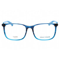 Cole Haan Men's Eyeglasses - Clear Demo Lens Navy Horn Square Frame | CH4048 414 ,